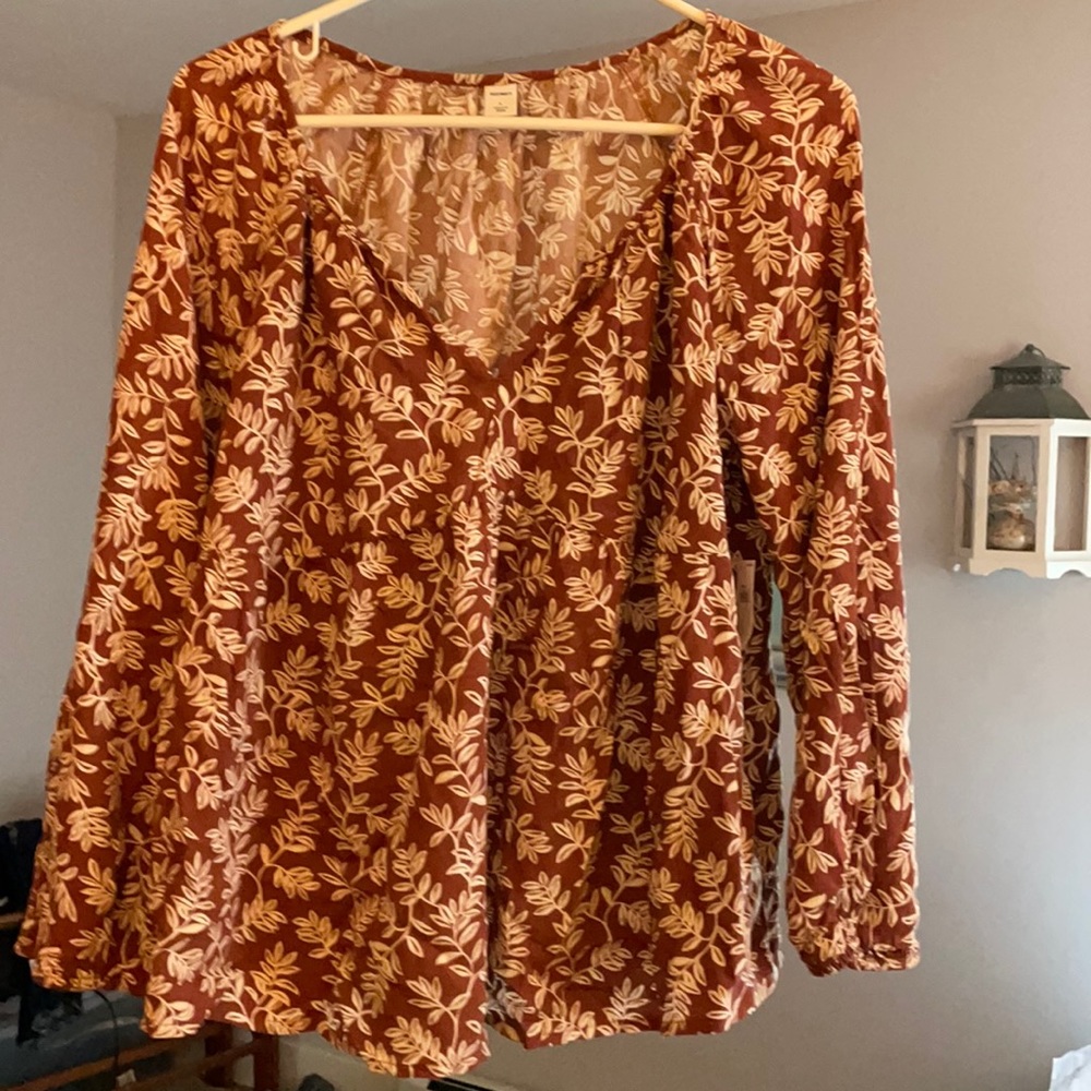 NWT - Old Navy boho shirt large